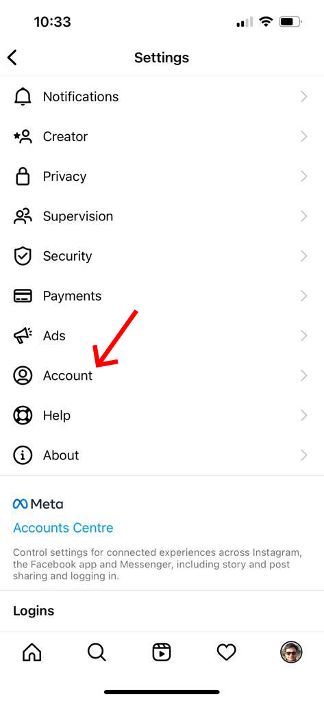 Select Account